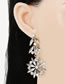 Fashion Silver Color Alloy Diamond Geometric Earrings