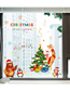 Fashion 30*45cmx4 Pieces In Bag Packaging Christmas Glass Wall Sticker