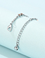Fashion Silver Color Copper Resin Bracelet