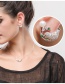 Fashion Silver Color Bird Shape Decorated Earrings