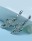Fashion Green Geometry Shape Decorated Earrings