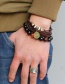 Fashion Brown Cancer Shape Decorated Bracelet