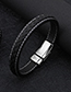 Fashion White+black Cross Shape Decorated Bracelet