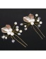 Fashion Gold Color Flower Shape Decorated Jewelry Sets