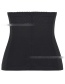 Fashion Black Pure Color Decorated Corset