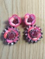Fashion Transparent Flower Shape Decorated Earrings