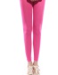 Fashion Plum Red Pure Color Decorated Pants