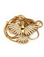 Fashion Gold Color Brid Shape Decorated Necklace