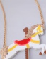 Fashion Multi-color Horse Shape Decorated Necklace