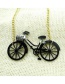 Fashion Black Bicycle Shape Decorated Necklace