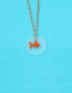 Fashion Gold Color Fish Shape Decorated Necklace