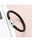 Fashion Black Grids Pattern Decorated Bracelet