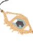 Fashion Black Eye Shape Decorated Tassel Bracelet