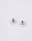 Fashion Silver Color Pure Color Decorated Earrings Accessoires