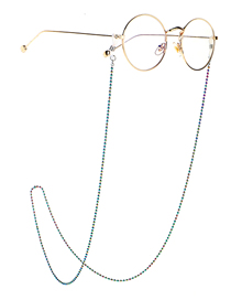 Fashion Color Multicolored Beads Are Not Easy To Fade Anti-skid Glasses Chain