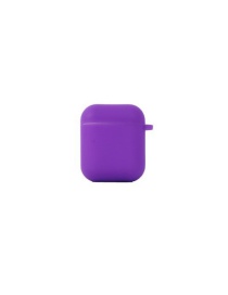 Fashion Deep Purple Suitable For Apple Silicone Bluetooth Wireless Headphone Case 12th Generation Pro3