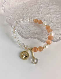 Main Picture Crystal Pearl Stitching Bracelet