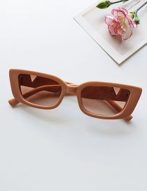 Fashion Pink Pc Square Small Frame Sunglasses