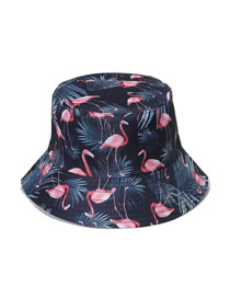 Fashion 1# Polyester Geometric Print Bucket Hat