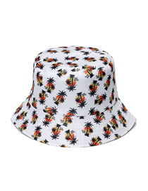 Fashion 11# Polyester Geometric Print Bucket Hat