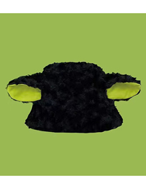 Fashion [black] New Plush Lamb Hat Plush Lamb Bucket Hat